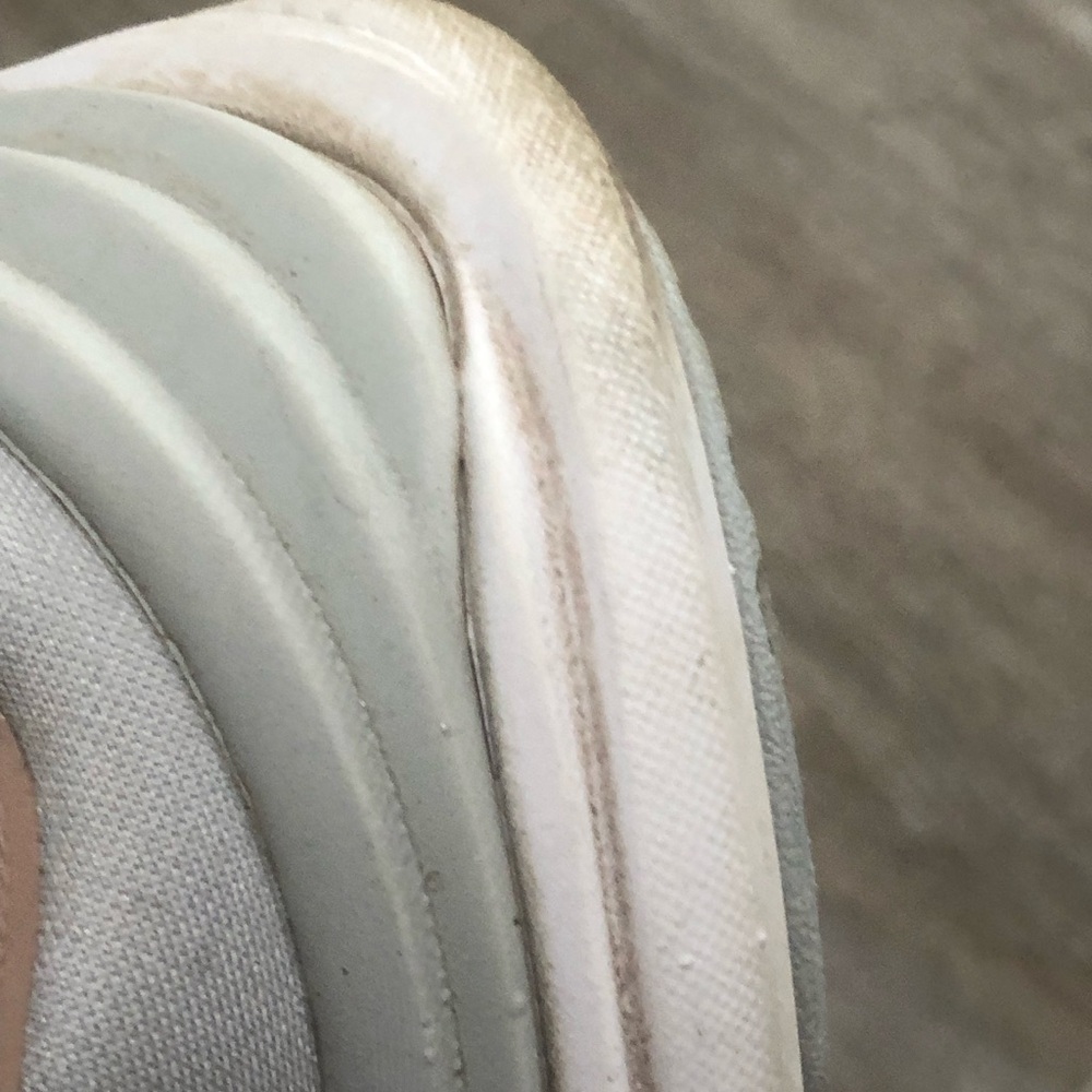 Hoka Women's Light Gray and Pale Pink Running Shoes - Picture 11 of 16